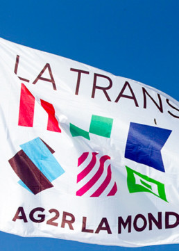 Drapeau Transat AG2R la Mondiale - en partenariat avec la CCI Quimper